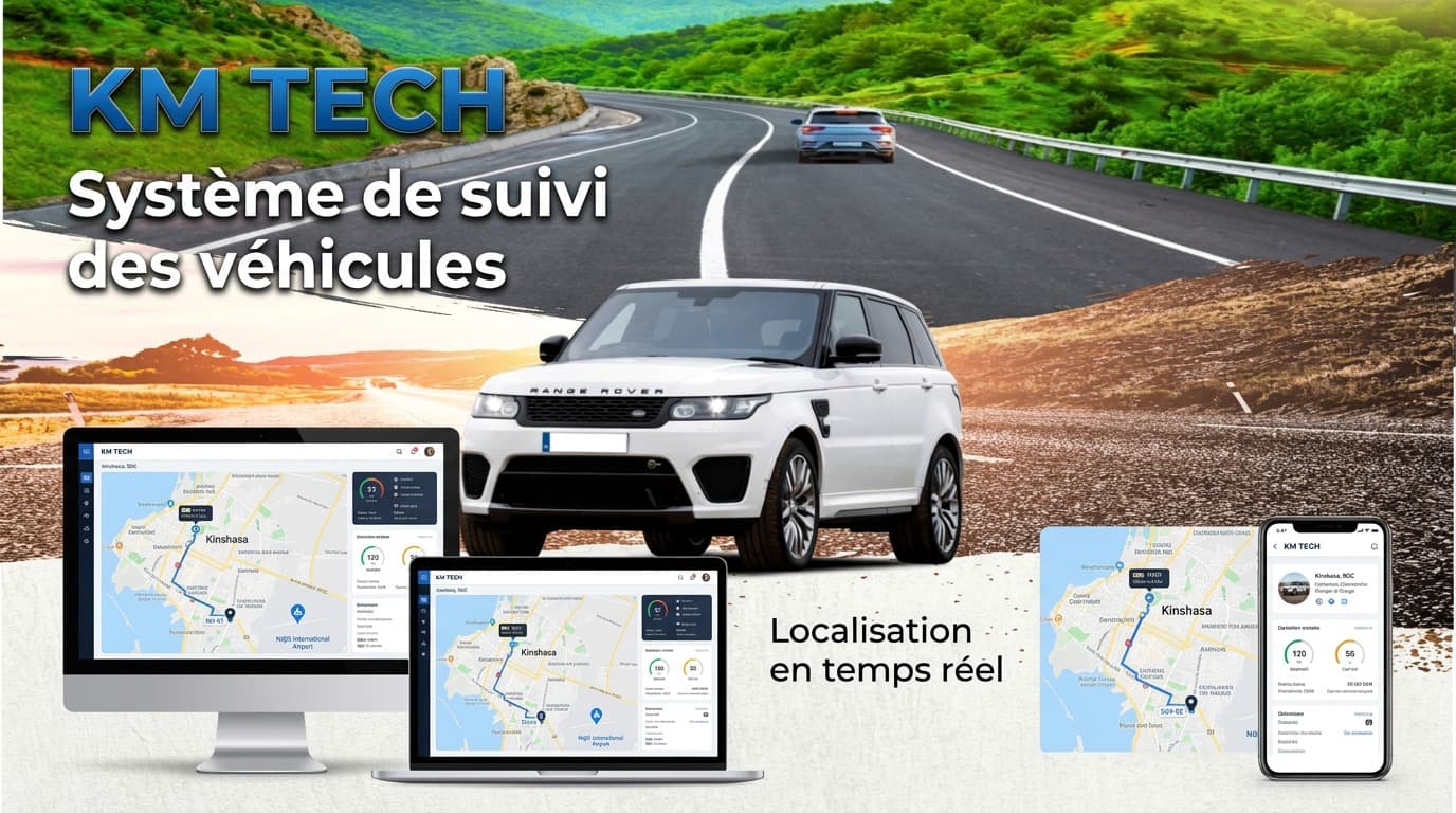 Installation d'un dispositif GPS KM TECH sur le terrain