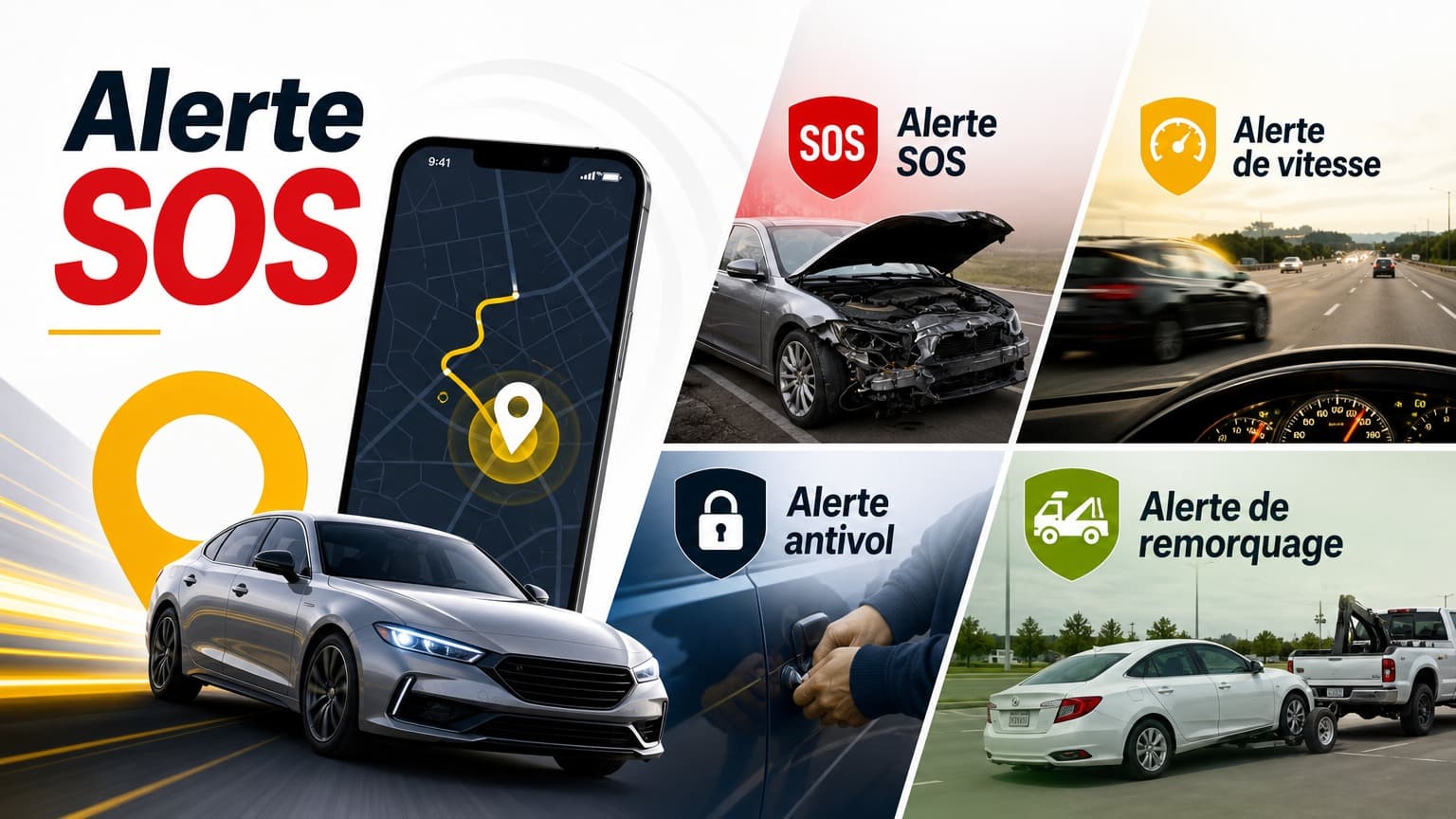 Matériel de suivi GPS KM TECH sur un véhicule